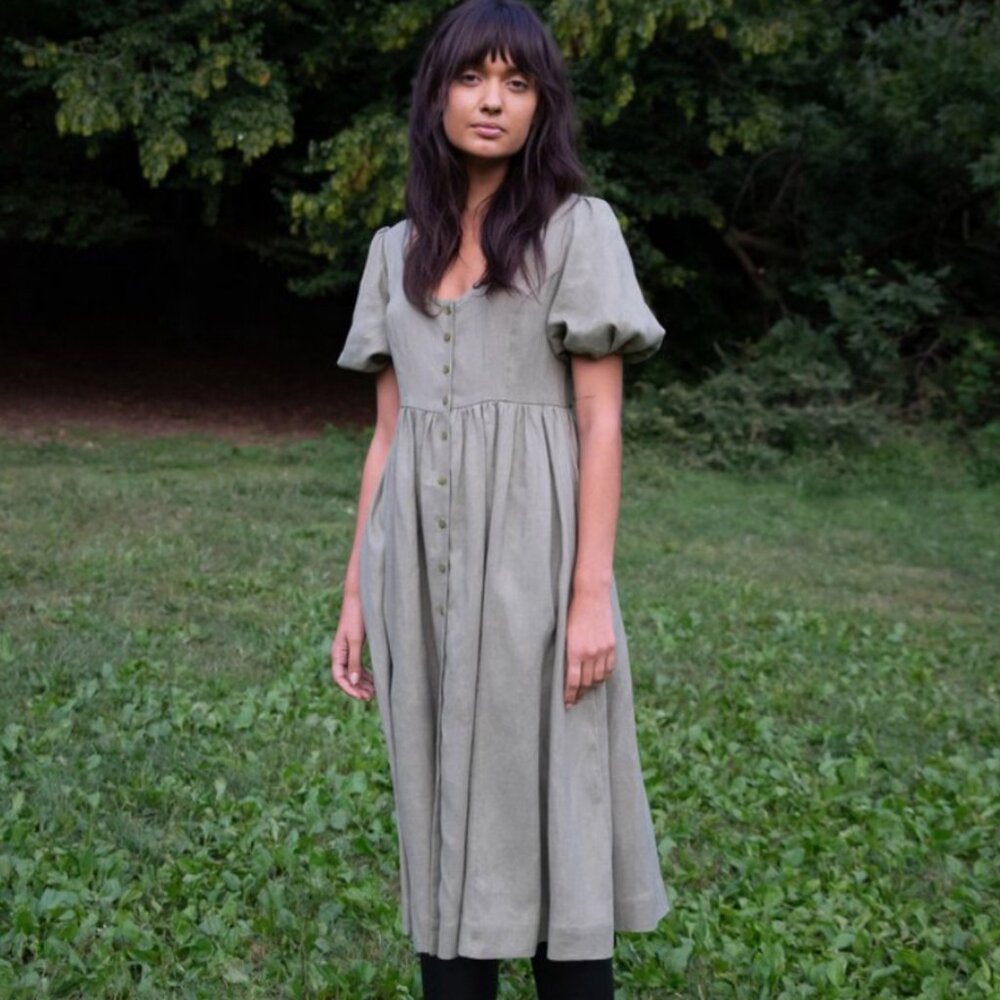 Of Her Own Kind Maeve Dress Sage